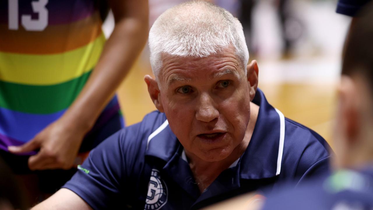 Geelong head coach Chris Lucas. Picture: Kelly Defina/Getty Images