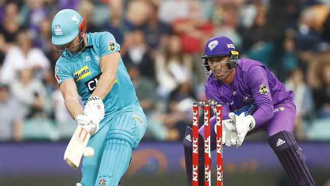 Brisbane Heat’s Chris Lynn is leading the way for cricket’s fundraising efforts so far. Picture: Getty