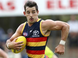 AFL - JLT Community Series - Adelaide Crows v Brisbane Lions at Noarlunga. Taylor Walker. Picture Sarah Reed