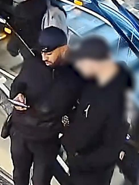 Police have released CCTV of men they are hoping to speak to with as part of their investigations into the death of Marvin Oraiha. Picture: NSW Police