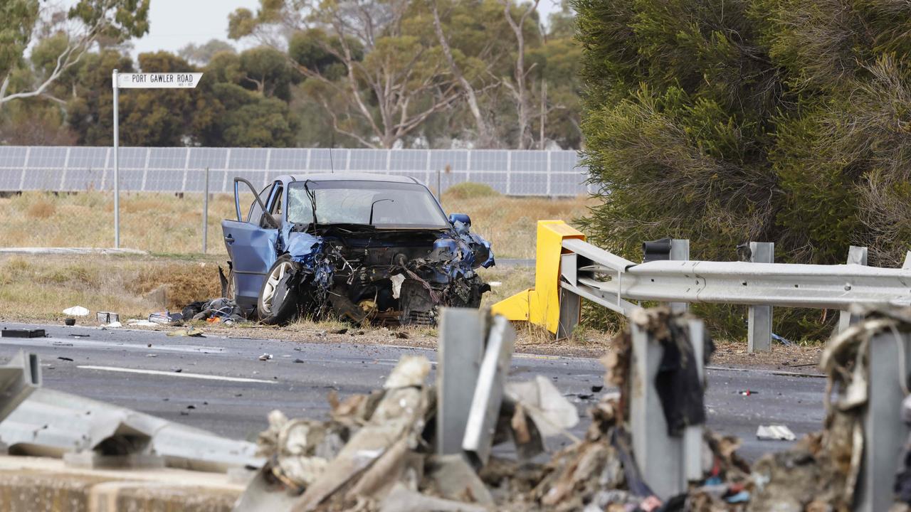 The driver of the car was trapped and fire crews quickly worked to remove them from their vehicle. Picture: Russell Millard Photography