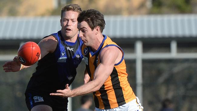 VAFA footy: University Blacks V St Bernard's.