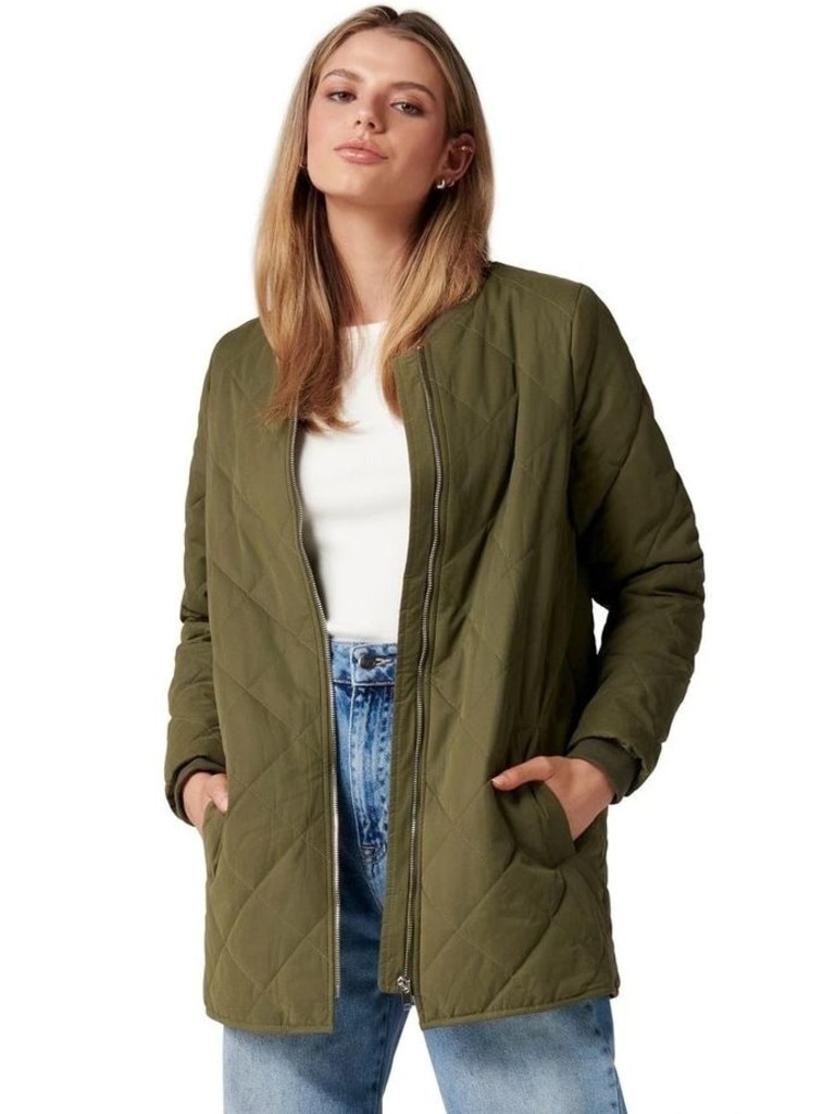 Forever New Lauren Quilted Bomber. Picture: Myer.