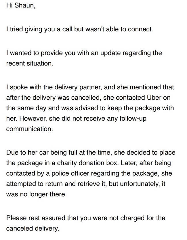 Uber has all but washed its hands of responsibility.