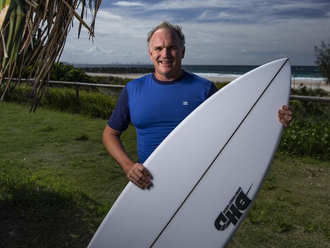 QBM - World Surf League Asia Pacific boss Andrew Stark for QBM. He started out as CEO of Surfing Qld, rose to boss of Surfing Australia and now heads Australian operations for World Surf League. He's based on Gold Coast and is a pretty decent big-wave surfer himself. Pic Mark Cranitch.