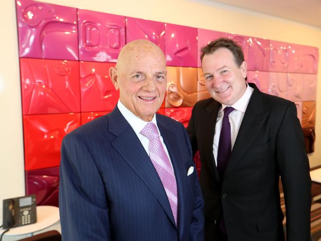 21/03/2017  Premier Investments Chairman Solomon Lew and CEO Mark McInnes at their office in Melbourne CBDPicture: David Geraghty, The Australian.