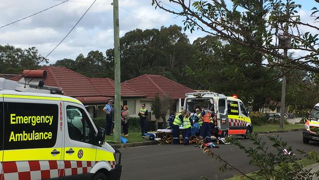 A 47-year-old woman was flown to St George Hospital in serious condition after she was hit by a car at Parkside Drive, Dapto on May 14. 