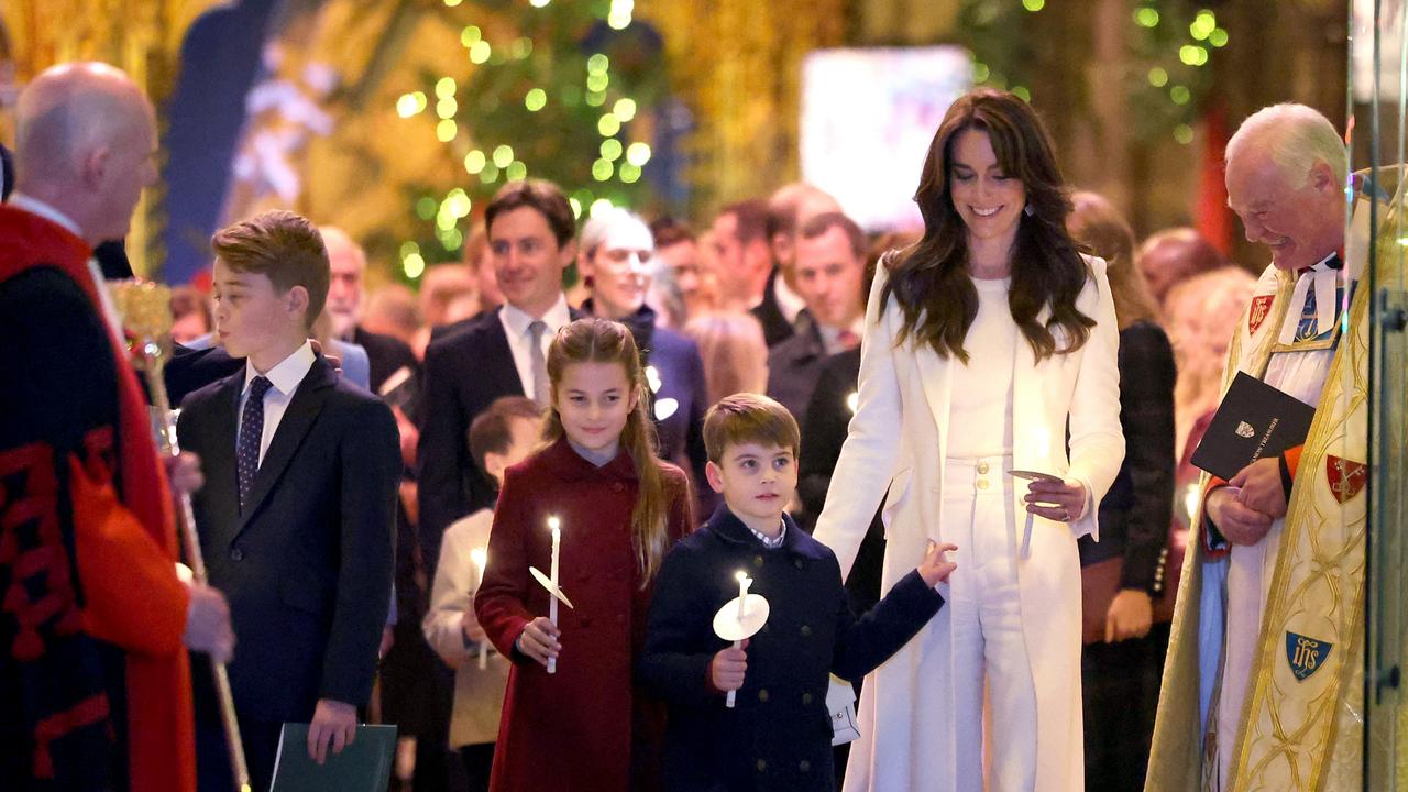 Kate beams during the service. Picture: Chris Jackson/Getty Images