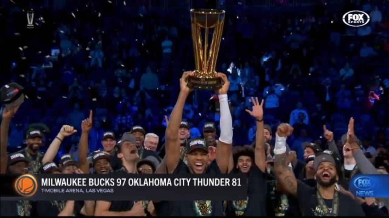 Bucks crowned NBA Cup Champions!