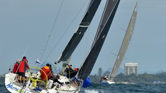 Hasta La Vista competing in last year's Sunshine Coast Ocean Regatta.