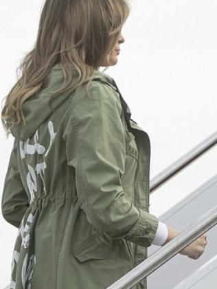 Melania Trump was slammed for wearing this Zara jacket.