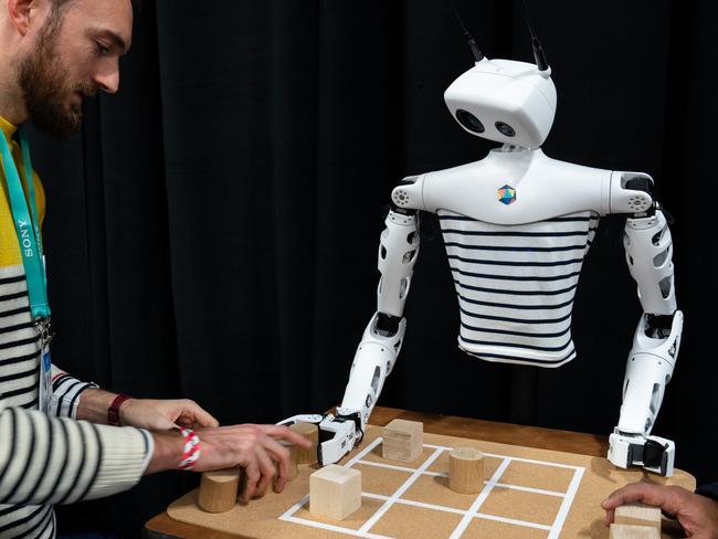 The Reachy robot from Pollen Robotics is designed to be an open-source robot sold in parts. Picture: Jennifer Dudley-Nicholson