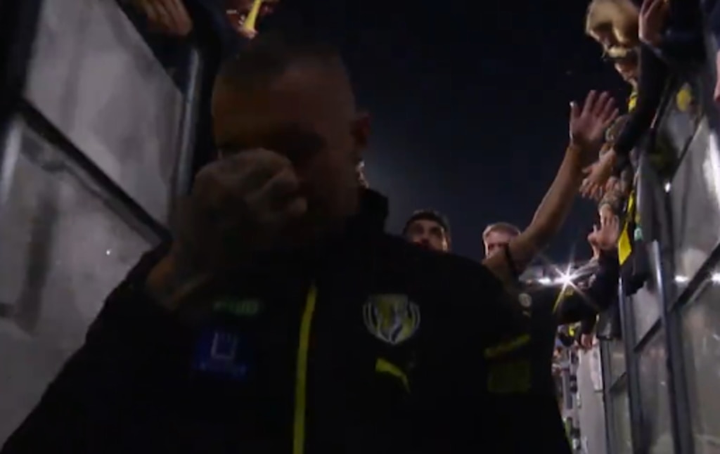 An emotional Dustin Martin farewells the Tiger Army one last time, Photo: Supplied.