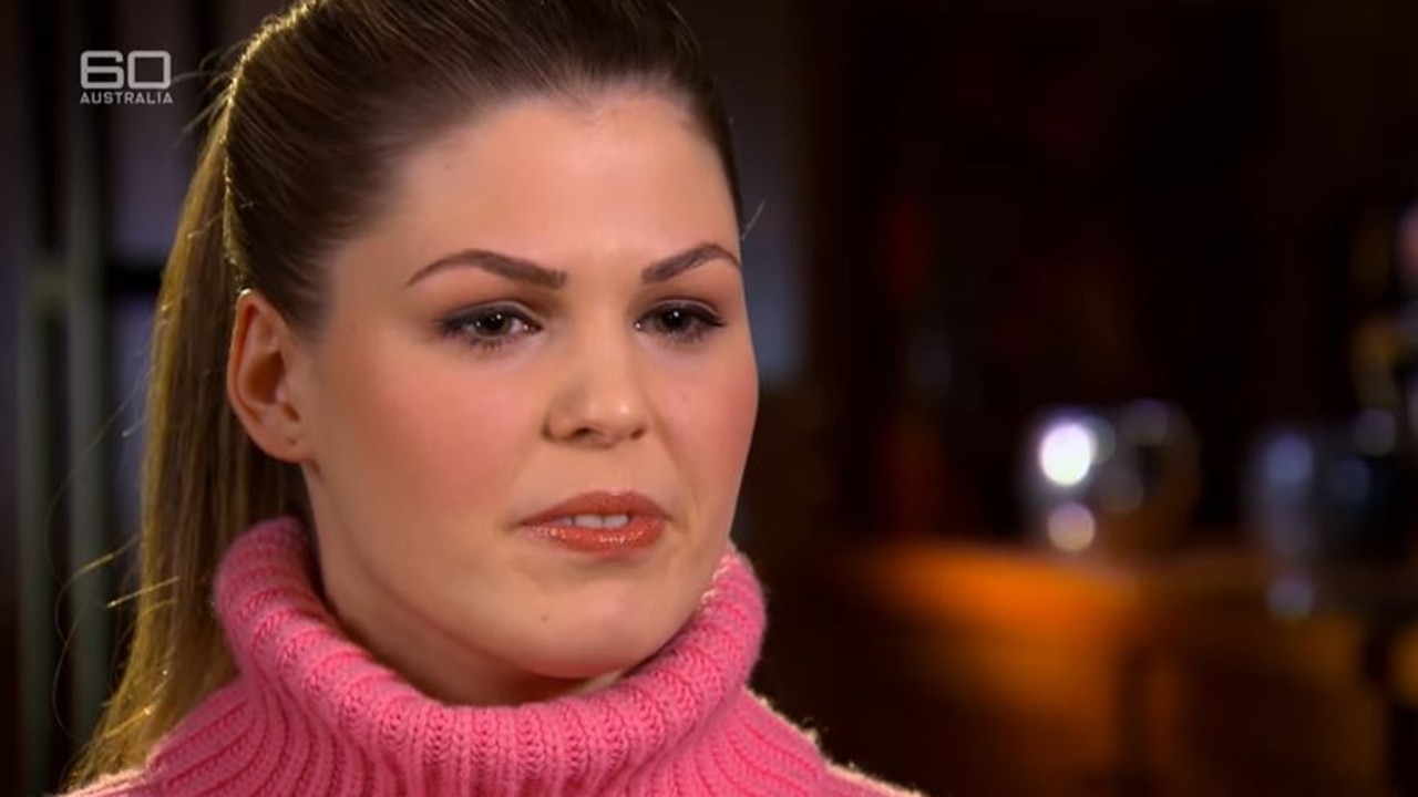 Belle Gibson was fined $410,000 in 2017 by the Federal Court, however she has no paid the fines. Picture: 60 Minutes