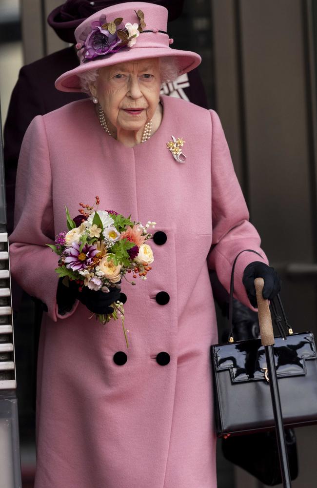 Queen Elizabeth II in October last year in Cardiff, Wales. Picture: Mark Cuthbert/UK Press via Getty Images