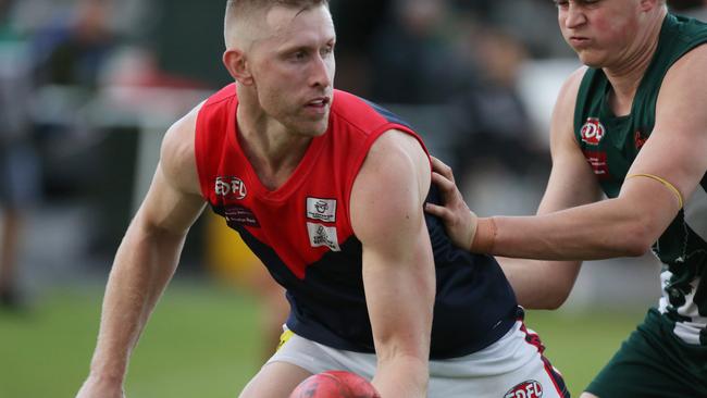 Shaun McKernan has been dominant for Tullamarine. Picture: Stuart Milligan