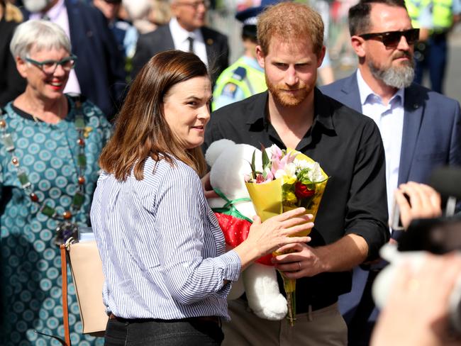 Cohen joined Harry and Meghan on their 2018 tour to Australia and New Zealand. Picture: Nathan Edwards