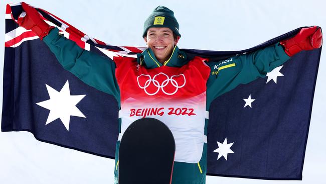 Aussie Scotty James with a silver glint in his smile. Picture: Getty Images