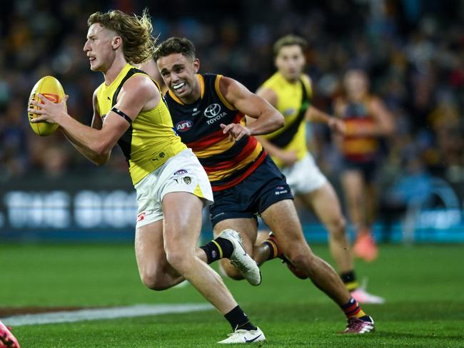 Adelaide and Richond ended the Thursday night fixtures last week. Picture: Mark Brake/Getty Images