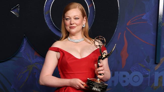 Sarah Snook wears the Cartier Unda set at the Emmys. Picture: Getty Images