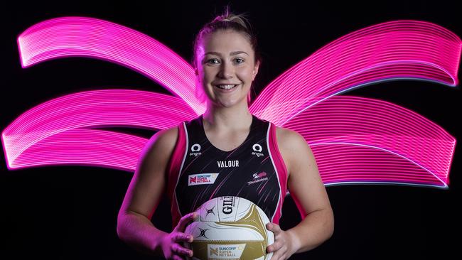 Georgie Horjus of the Adelaide Thunderbirds. Picture: Sarah Reed/Getty Images