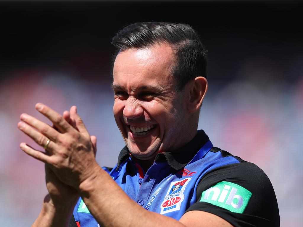 Matthew Johns has been approached about coaching an NRL team. Picture: Ashley Feder/Getty Images