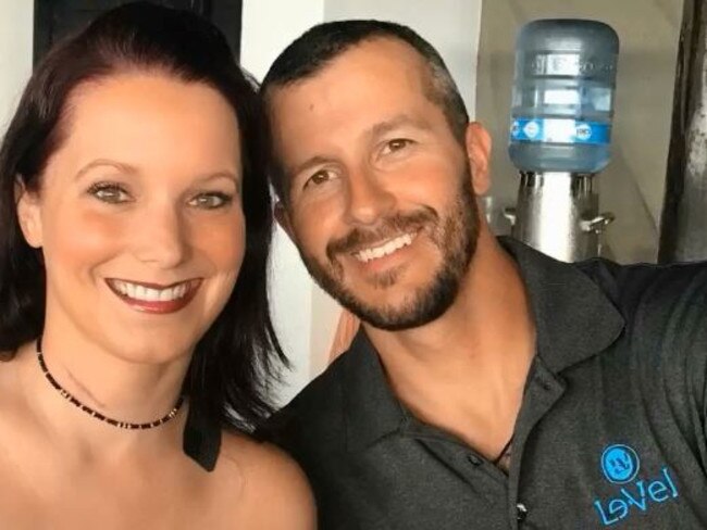 Shanann and Chris Watts in happier times. Picture: Supplied