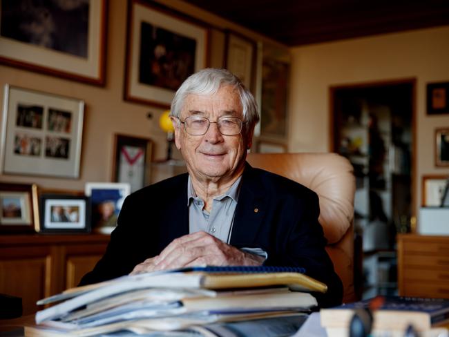 Dick Smith at home in Sydney on Friday, November 10, 2023. Dick Smith has given $1million to the Tax Department after he wasnÃt required to pay anything. Picture: Nikki Short