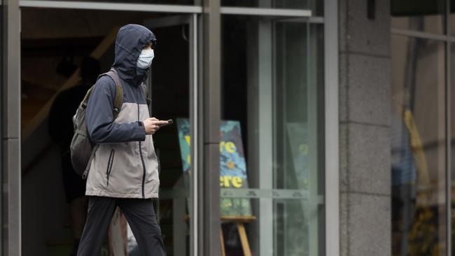 A pedestrian at Bondi Junction. Picture: Getty Images.