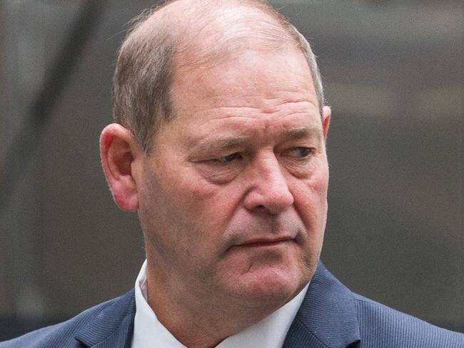 MELBOURNE, AUSTRALIA - NewsWire Photos APRIL 16, 2021: The trial continues at County Court for former Victorian Nationals MP Tim McCurdy, who is accused of real estate fraud by wrongly collecting $269,000 in commissions when he sold two dairy farms in 2009. Picture: NCA NewsWire / No Byline