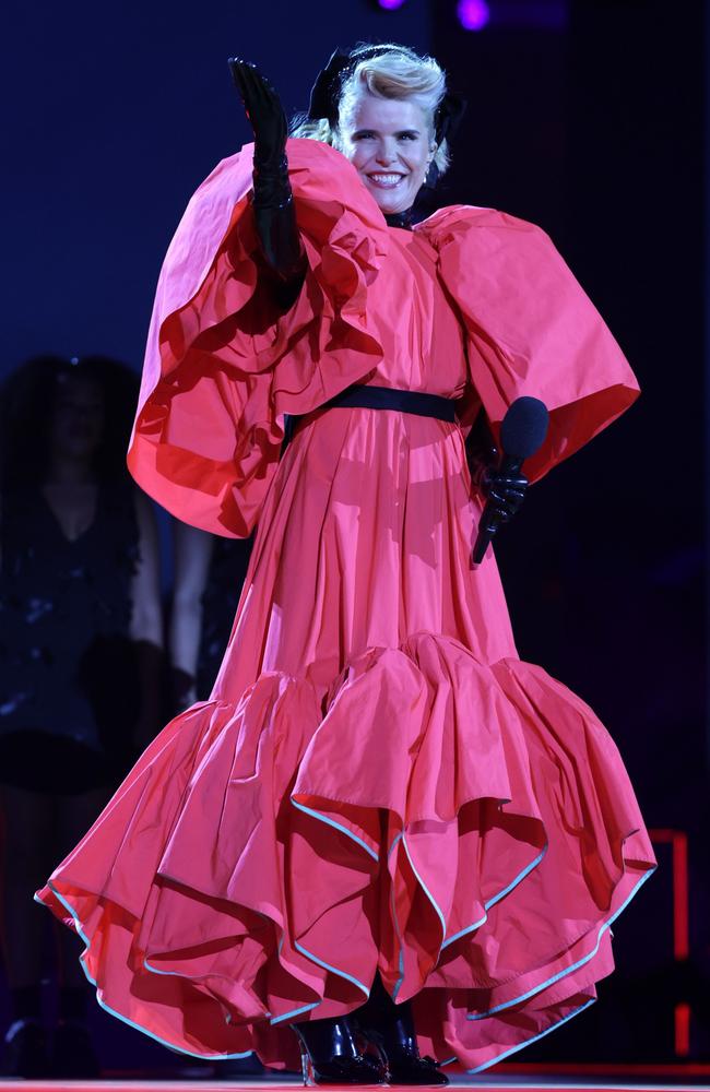 Paloma Faith dressed like a royal for the occasion. Picture: Getty Images