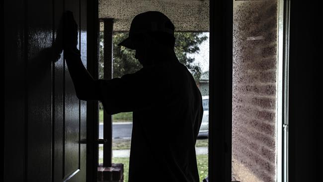 A teenager says he earned thousands of dollars raiding houses. Picture: Sarah Matray