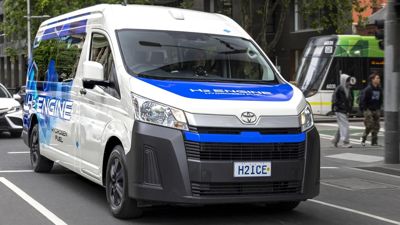 Toyota is evaluating a new hydrogen-powered passenger van. Picture: Supplied.