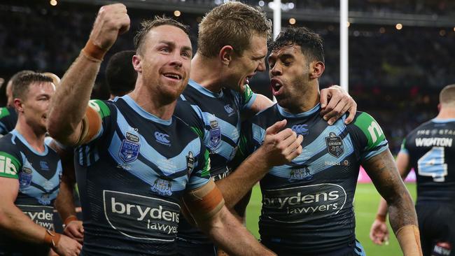 James Maloney and the Blues were in blistering form. Picture: Brett Costello