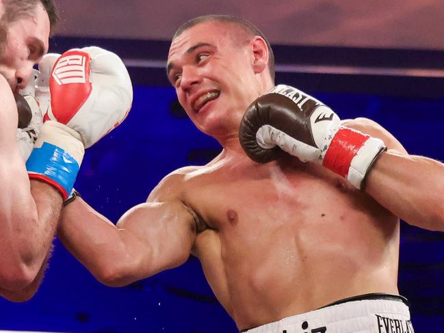 Tim Tszyu could be on a collision course with Keith Thurman. Picture: Alex Menendez/Getty Images