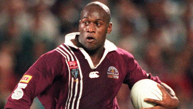 Wendell Sailor in action during the 1998 Origin series.