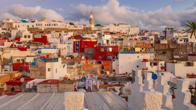 The old Medina in Tangier, Morocco.