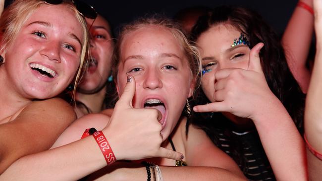 Festival goers enjoy the music at the 2018 BASSINTHEGRASS in Darwin Picture: Keri Megelus