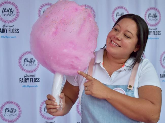 Fluffy Crunch co-owner Paola Karamallis at the Easter Show. Picture: Jenifer Jagielski