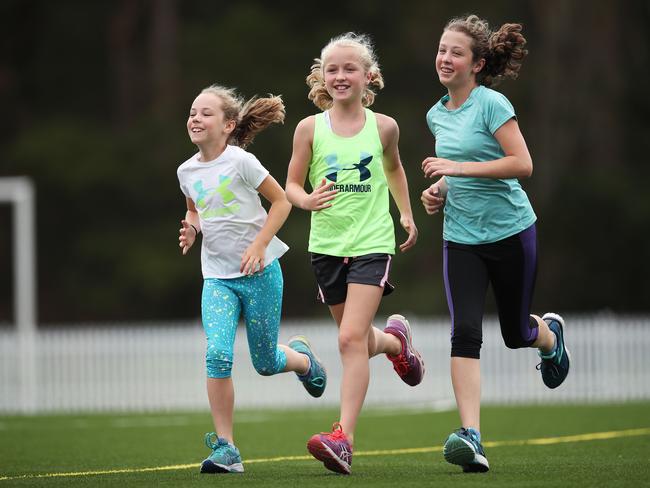 Georgina Arherns said exercise improved her daughters’ physical health as well as concentration at school.