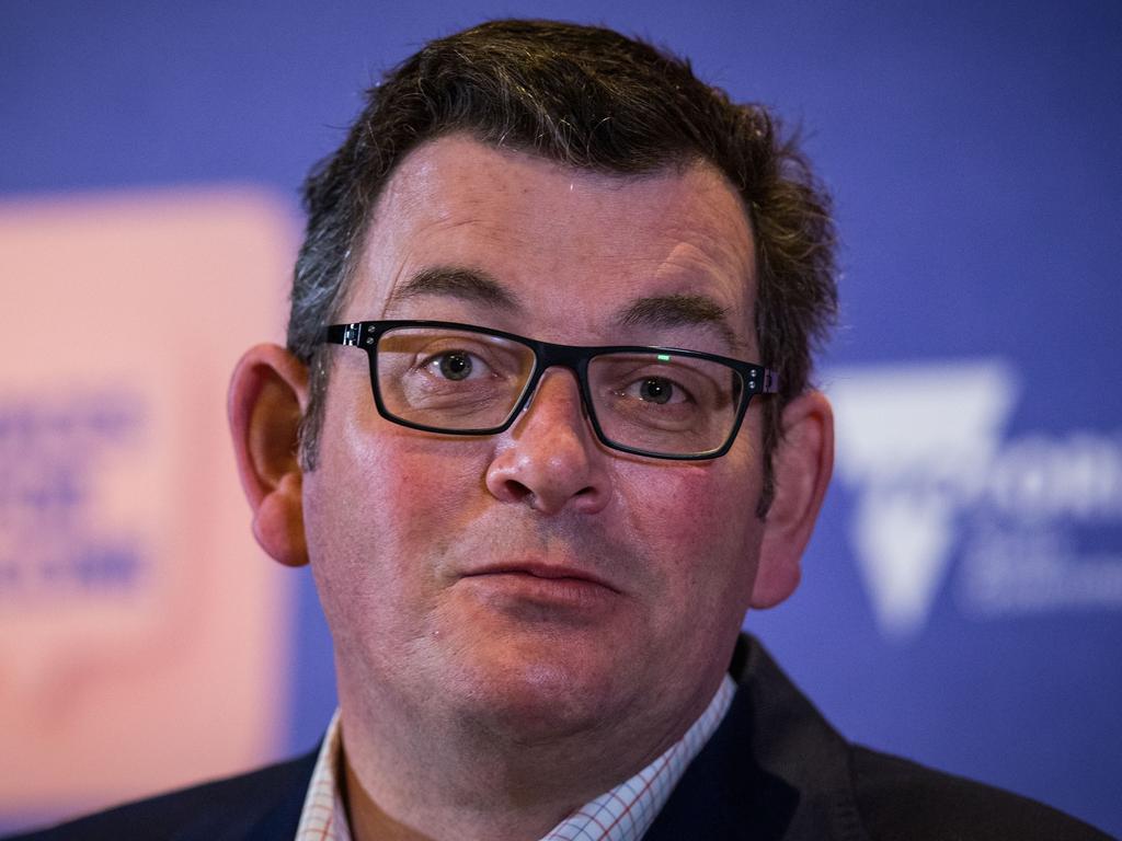 Premier Daniel Andrews has announced a raft of restrictions that will be able to ease when the state reaches its vaccination targets. Picture: Darrian Traynor/Getty Images
