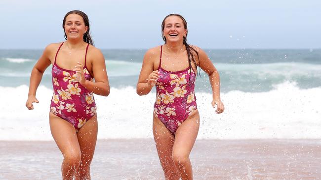 Twin sisters Katelynn and Kimberley Doyle. Pic: Tim Hunter