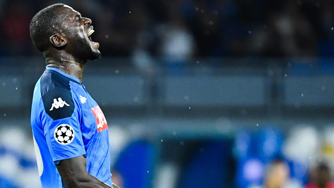 Napoli's Senegalese defender Kalidou Koulibaly. (Photo by Alberto PIZZOLI / AFP)