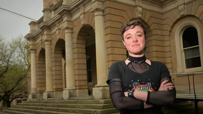 Hobart City Councillor Jax Foxl. Picture: Kenji Sato
