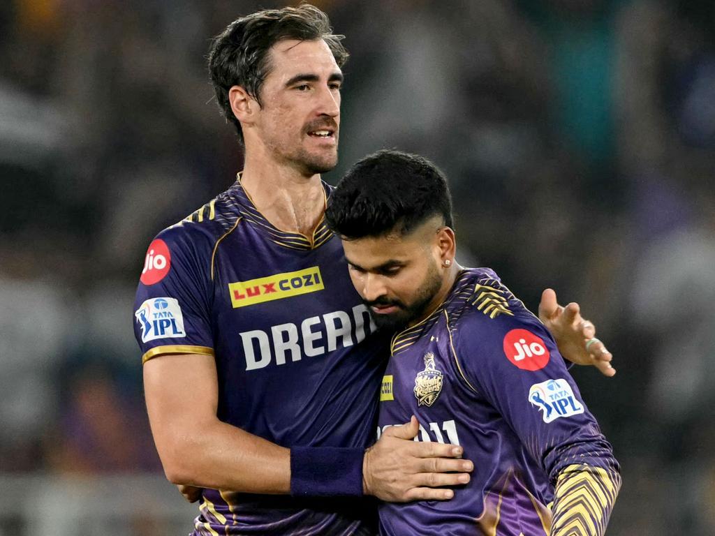 Mitchell Starc could be set for a huge pay cut despite winning the IPL title with the Kolkata Knight Riders’ earlier this year. Picture: Punit Paranjpe / AFP