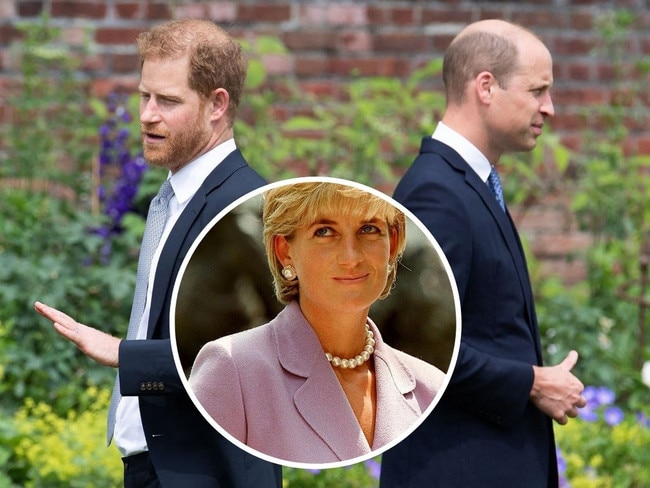 Princess Diana statute unveiling by Prince Harry and Prince William.