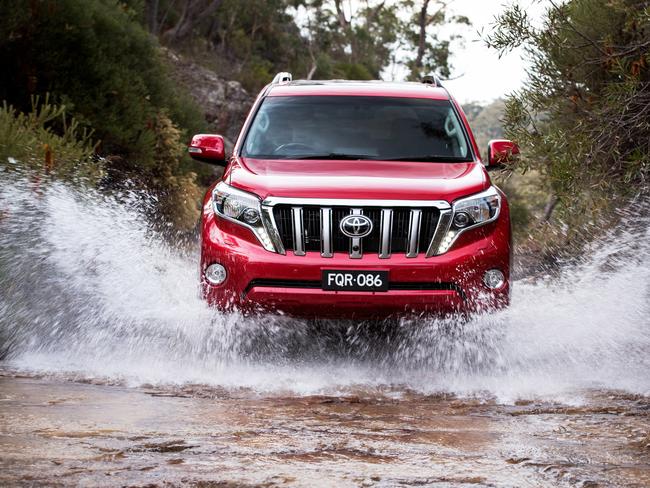 Toyota Prado Kakadu (Freshwater crossing shown.) for Coast Weekend Bruce