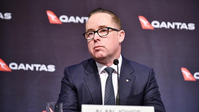 Quantas chief executive Alan Joyce. Picture: NCA NewsWire/Flavio Brancaleone