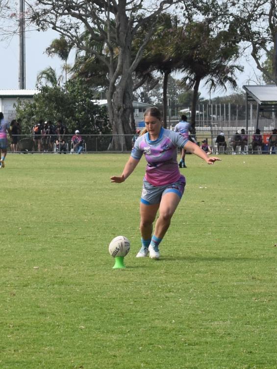 Open women's grand final between Kulpiyam and Coastal Neurs at the Mackay Indigenous Rugby League Carnival. Picture: Mitch Bourke.