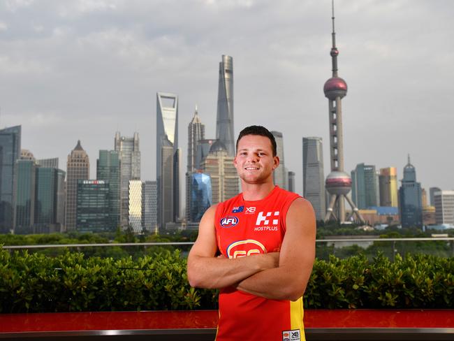 The Gold Coast Suns have revealed their future plans for the AFL fixture in China. Picture: AAP Image/David Mariuz.